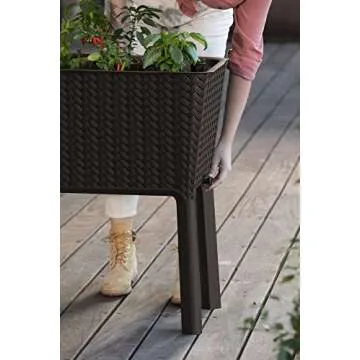 Keter Splendor Self-Watering Planter - Perfect for Herbs