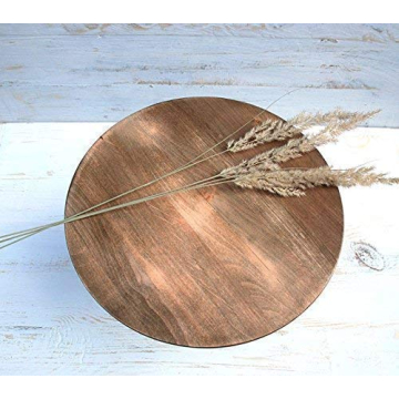 Rustic Wooden Cake Stand for All Occasions