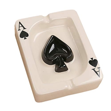 Stylish Ceramic Ashtray - Perfect for Home and Outdoor Use