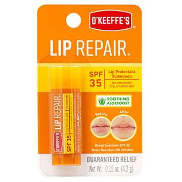 O'Keeffe's Lip Repair SPF 35 Lip Balm - Ultimate Protection for Dry Lips (2 Pack)