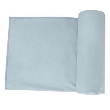 MOONSMILE 2 Pack Hot Yoga Mat Towels for Hot Yoga Non Slip,Ultra-Absorbent,Yoga Essentials for Women and Men,Soft Suede Microfiber Hot Yoga Mat Towels, Pilates Towels