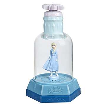 Play-Doh Mysteries Disney Frozen 2 Snow Globe Playset Surprise Toy with 5 Non-Toxic Play-Doh Colors
