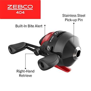 Zebco 404 Spincast Reel and Fishing Rod Combo for All