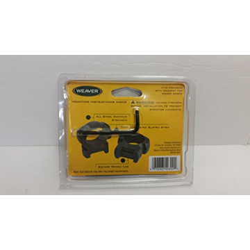 Weaver Grand Slam Solid Steel 1" High Scope Rings