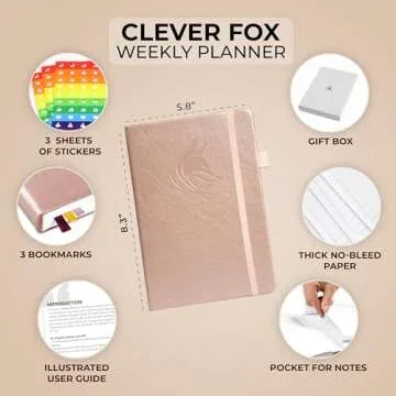 Clever Fox Planner – Undated Weekly & Monthly Planner for Productivity, Time Management & Goals ?...
