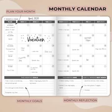 Clever Fox Planner – Undated Weekly & Monthly Planner for Productivity, Time Management & Goals – Organizer Journal – A5 (Rose Gold)
