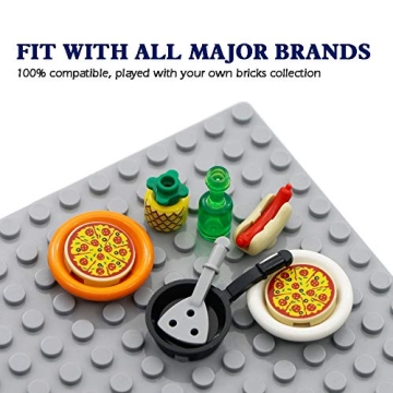 City Food Accessories: Building Block Fun for Kids