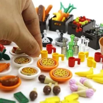 City Food Accessories: Building Block Fun for Kids