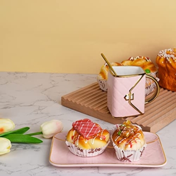 Koythin Ceramic Handbag Mug & Saucer Set for Gifts