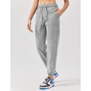 Soft Fleece High Waisted Sweatpants for Women