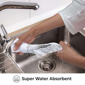 Urban Villa Kitchen Towels 100% Cotton Highly Absorbent Gift Set