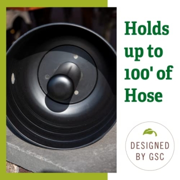 Elegant 100ft Hose Storage Pot for Garden Decor