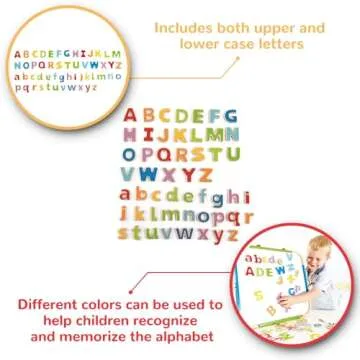 Hape Magnetic Alphabet ABC Fridge Letters| Colorful Educational Learning Toys for Preschool Kids