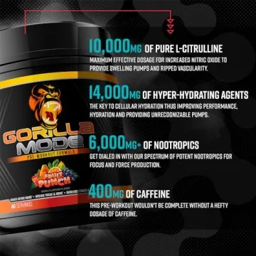 Gorilla Mode Pre Workout with L-Citrulline & Creatine