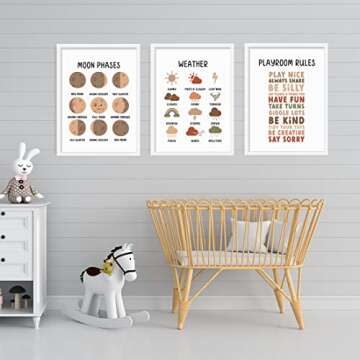 Andaz Press 30 Educational Posters For Toddlers, Kindergarten, Kids, 3rd Grade, PreK Learning Chart ...