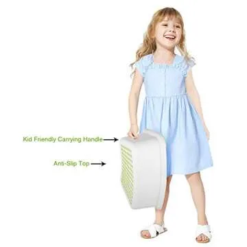 Step Stool for Kids (2 Pack), Toddlers Stool for Potty Training, Bathroom, Kitchen, Bedroom, Toy Room and Living Room. Toilet Stools with Soft Anti-Slip Grips for Safety, Stackable (Green)