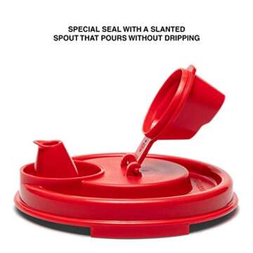 Tupperware Mega Magic Flow 1.1 Litres - No Drip Oil Dispenser