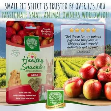 Small Pet Select Healthy Snackers - All Natural Apple Treats