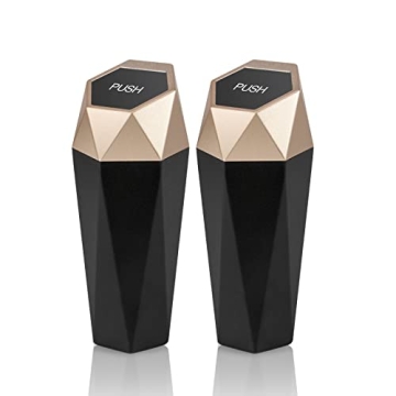 SZEOF Car Trash Can with Lid - Portable, Stylish Design for Every Space