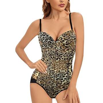 CuteStreet Shapewear for Women Tummy Control Full Body Shaper Elasticity Slimmer Shapewear Seamless Camisole Bodysuits