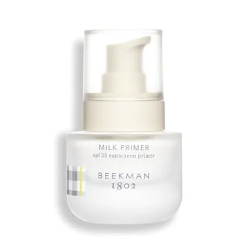 Beekman 1802 Milk Primer - SPF 35 Sunscreen, Moisturizer & Makeup Primer - Invisible & No White Cast
