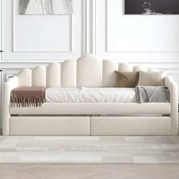 Stylish HomSof Twin Size Daybed with Storage & USB