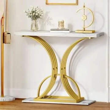 Stylish YITAHOME Gold Console Table for Modern Living