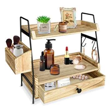 Megsooul Coffee Bar Accessories and Organizer Countertop, Coffee Station Organizer Kitchen Counter S...