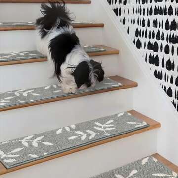 TANVILL Non-Slip Stair Treads for Indoor Wooden Steps