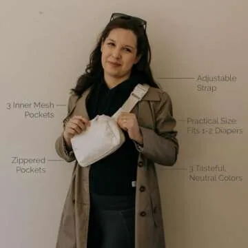 Parker Baby Diaper Belt Bag - Stylish Crossbody Fanny Pack