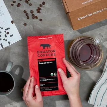 Organic Fair Trade French Roast Coffee Equator Rich Flavor