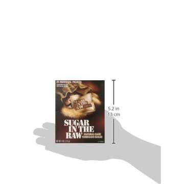 Sugar In The Raw Natural Turbinado Sugar 4 OZ Packs