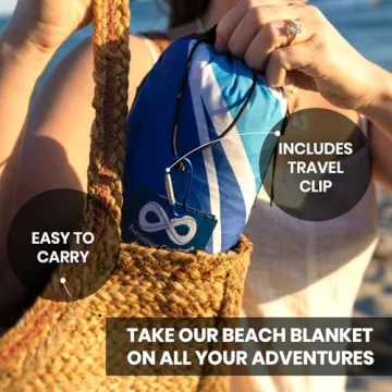 Waterproof Sandproof Beach Blanket by Everlasting Comfort