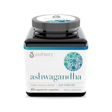 Youtheory Ashwagandha - Stress Support - 60 Capsules