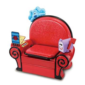 LeapFrog Blues Clues Play & Learn Thinking Chair, Interactive Toddler Toy with Phrases, Sounds & Mus...