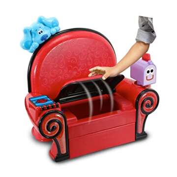LeapFrog Blues Clues Play & Learn Thinking Chair, Interactive Toddler Toy with Phrases, Sounds & Music, Educational Toy with Games and Activities, Toddler Musical Toy for Pretend Play, Ages 2 Years +