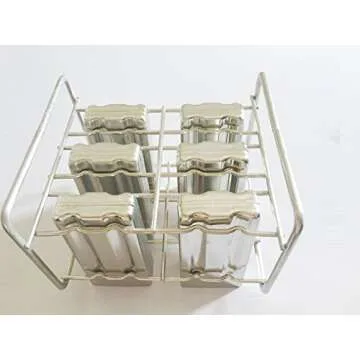 Stainless Steel Popsicle Molds and Rack stainless steel popsicle maker -ice pop molds bpa free -ice Cream Mold pop molds with wooden sticks-ice pop maker molds popsicle molds stainless steel