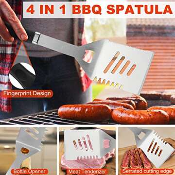 Complete 21PCS BBQ Tool Set with Aluminum Case