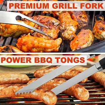 Complete 21PCS BBQ Tool Set with Aluminum Case