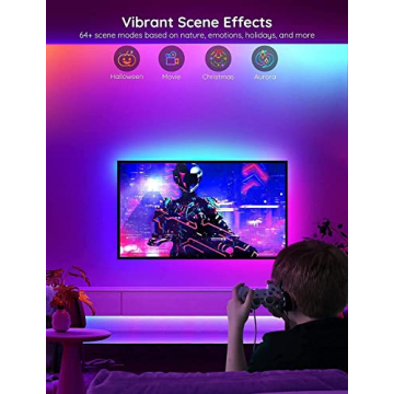 Govee RGBIC Smart LED Strip Lights 16.4ft with Alexa