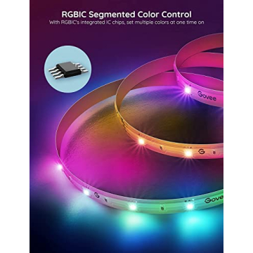 Govee RGBIC Smart LED Strip Lights 16.4ft with Alexa