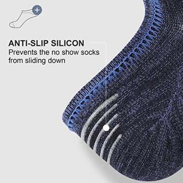 wernies Men No Show Socks - Comfortable Cotton Low Cut