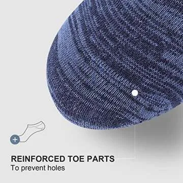 wernies Men No Show Socks - Comfortable Cotton Low Cut