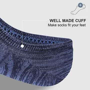 wernies Men No Show Socks - Comfortable Cotton Low Cut