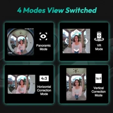 BOTSLAB Video Doorbell Camera with 5MP and 180° View