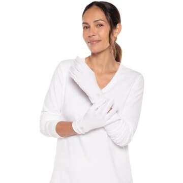 Coolibar UPF 50+ Sawyer Sun Gloves - Stylish Protection