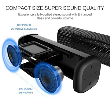 Mighty Rock 6110 Bluetooth Speaker for Rich Deep Bass Playtime