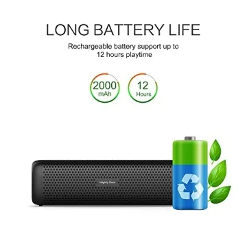 Mighty Rock 6110 Bluetooth Speaker for Rich Deep Bass Playtime