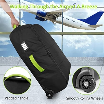YOREPEK Padded Stroller Travel Bag with Wheels