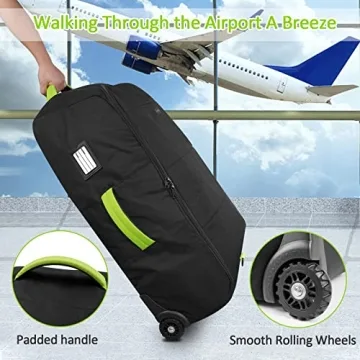 YOREPEK Padded Stroller Travel Bag with Wheels